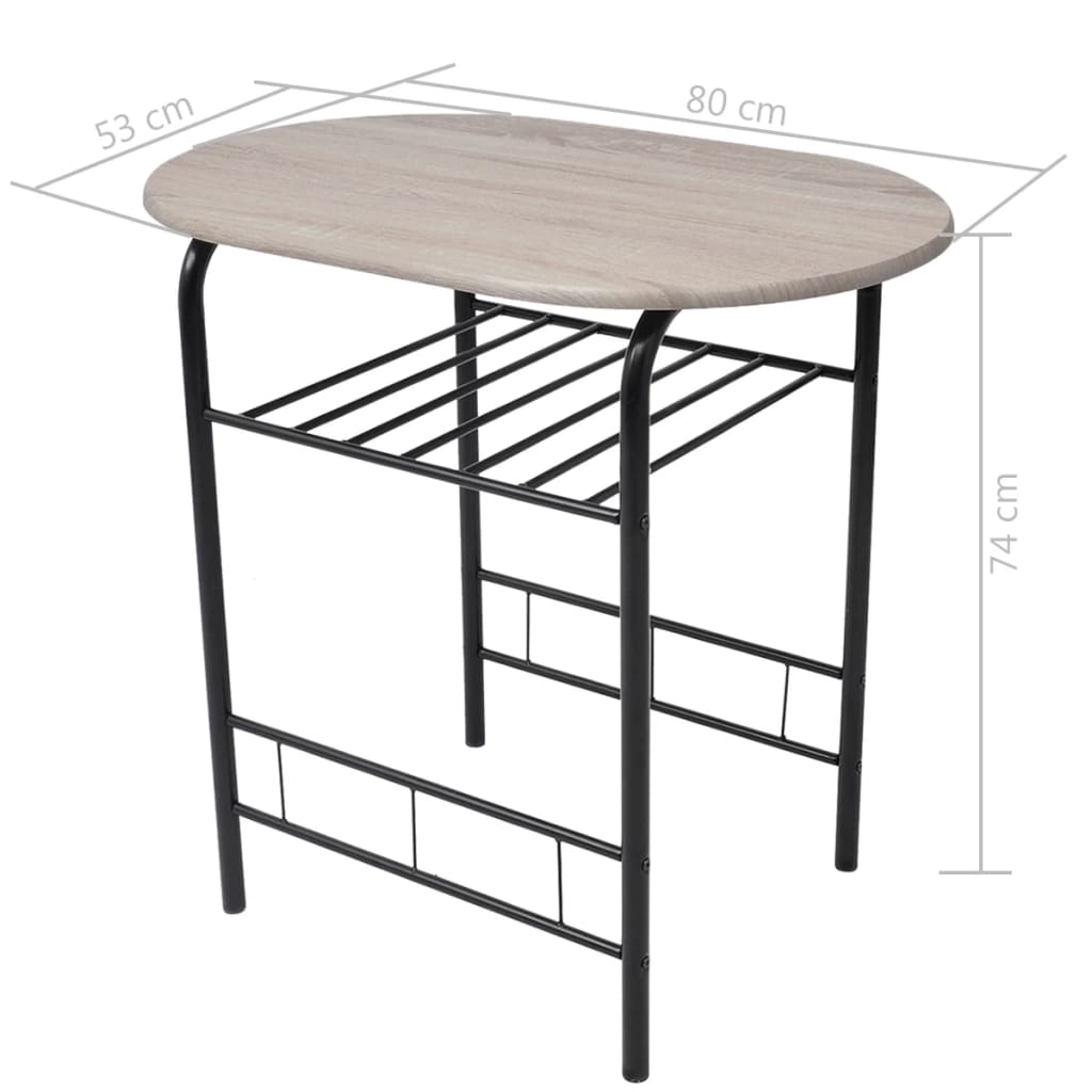 Breakfast Bar Set MDF- Kitchen & Dining Furniture Sets - HomeShopIreland - Home Shop Ireland - Kitchen & Dining Furniture Sets - Breakfast Bar Set MDF