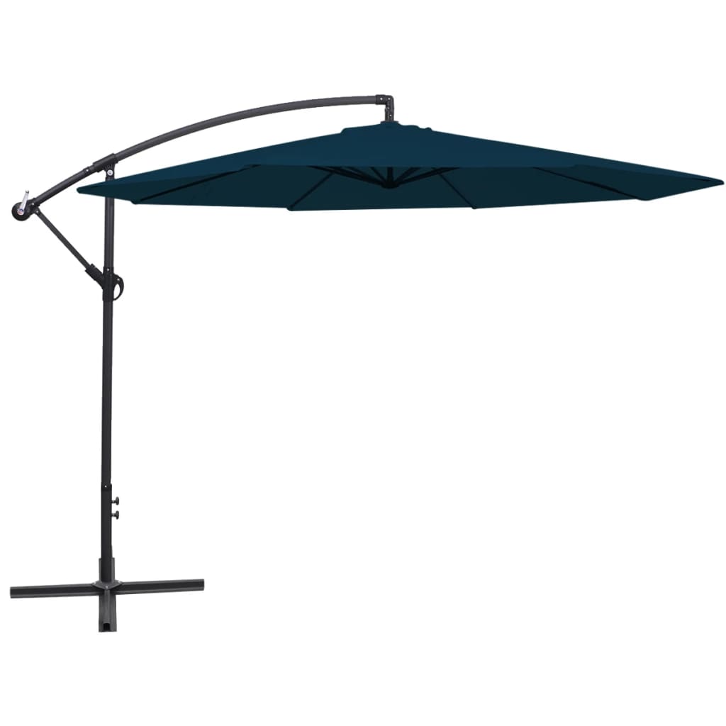 Cantilever Umbrella 3.5 m Blue- Outdoor Umbrellas & Sunshades - HomeShopIreland - Home Shop Ireland - Outdoor Umbrellas & Sunshades - Cantilever Umbrella 3.5 m Blue