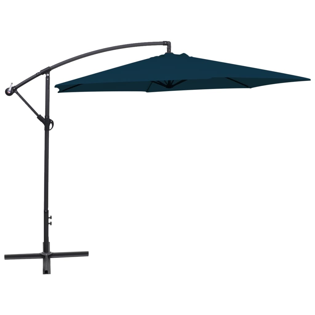 Cantilever Umbrella 3 m Blue- Outdoor Umbrellas & Sunshades - HomeShopIreland - Home Shop Ireland - Outdoor Umbrellas & Sunshades - Cantilever Umbrella 3 m Blue