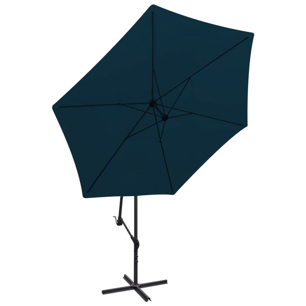 Cantilever Umbrella 3 m Blue- Outdoor Umbrellas & Sunshades - HomeShopIreland - Home Shop Ireland - Outdoor Umbrellas & Sunshades - Cantilever Umbrella 3 m Blue
