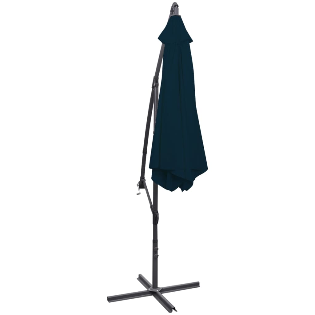 Cantilever Umbrella 3 m Blue- Outdoor Umbrellas & Sunshades - HomeShopIreland - Home Shop Ireland - Outdoor Umbrellas & Sunshades - Cantilever Umbrella 3 m Blue