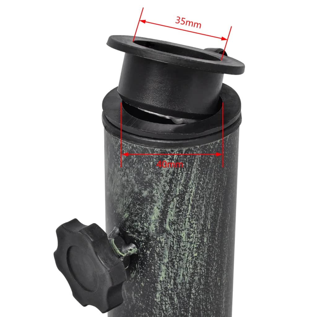 Umbrella Base Cast Iron 12 kg 48 cm- Outdoor Umbrella Bases - HomeShopIreland - Home Shop Ireland - Outdoor Umbrella Bases - Umbrella Base Cast Iron 12 kg 48 cm