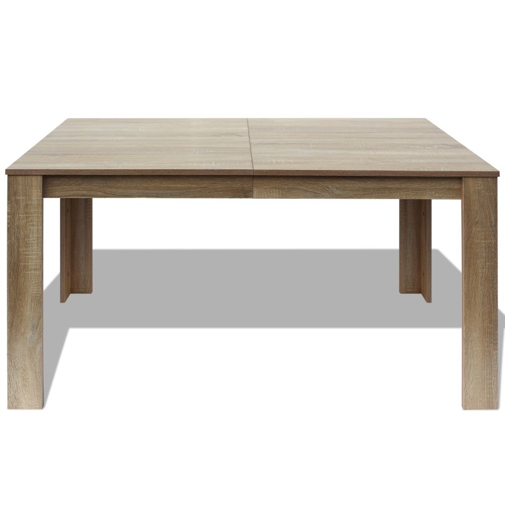 Dining Table 140x80x75 cm Oak- Kitchen & Dining Room Tables - HomeShopIreland - Home Shop Ireland - Kitchen & Dining Room Tables - Dining Table 140x80x75 cm Oak