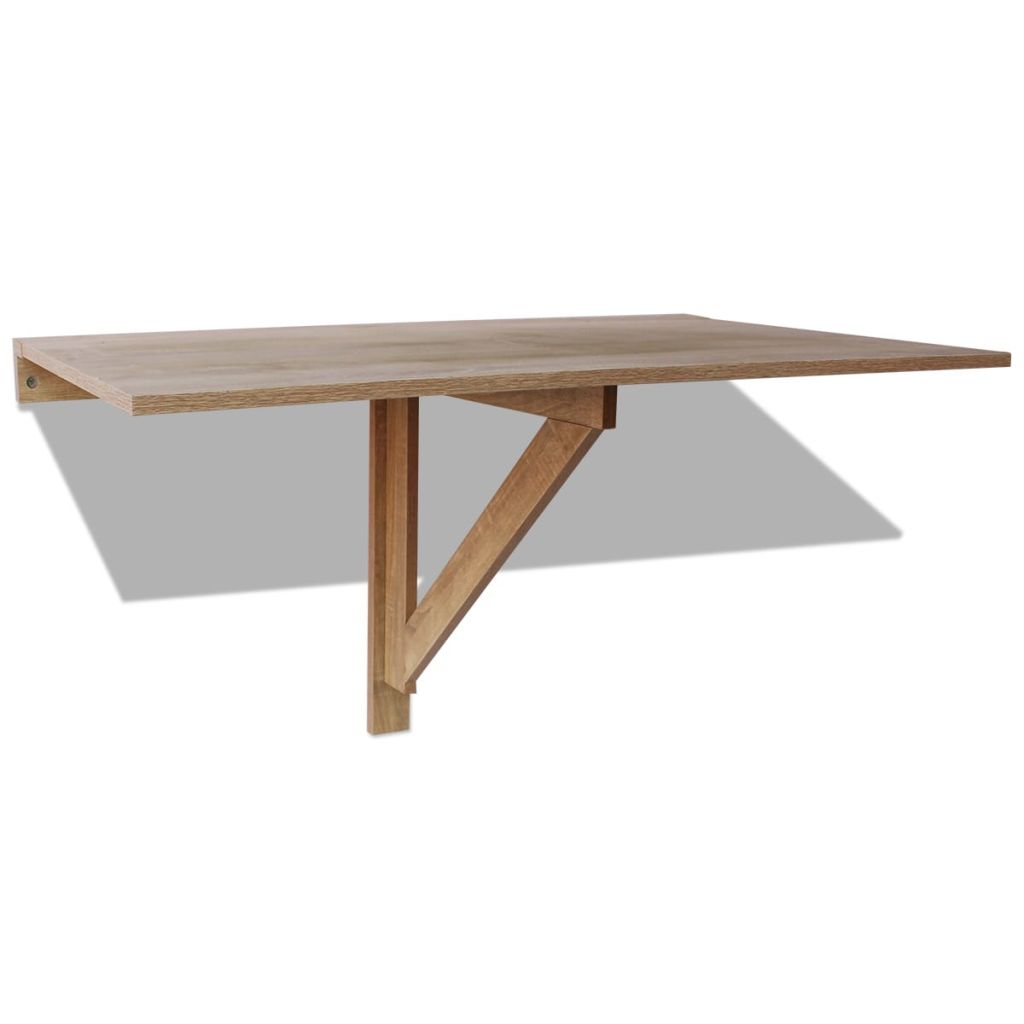 Folding Wall Table Oak 100x60 cm- Folding Tables - HomeShopIreland - Home Shop Ireland - Folding Tables - Folding Wall Table Oak 100x60 cm