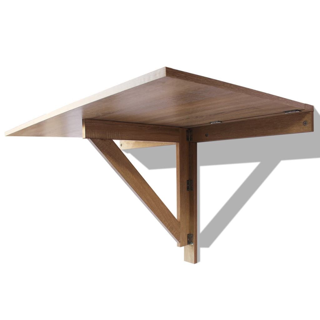 Folding Wall Table Oak 100x60 cm- Folding Tables - HomeShopIreland - Home Shop Ireland - Folding Tables - Folding Wall Table Oak 100x60 cm