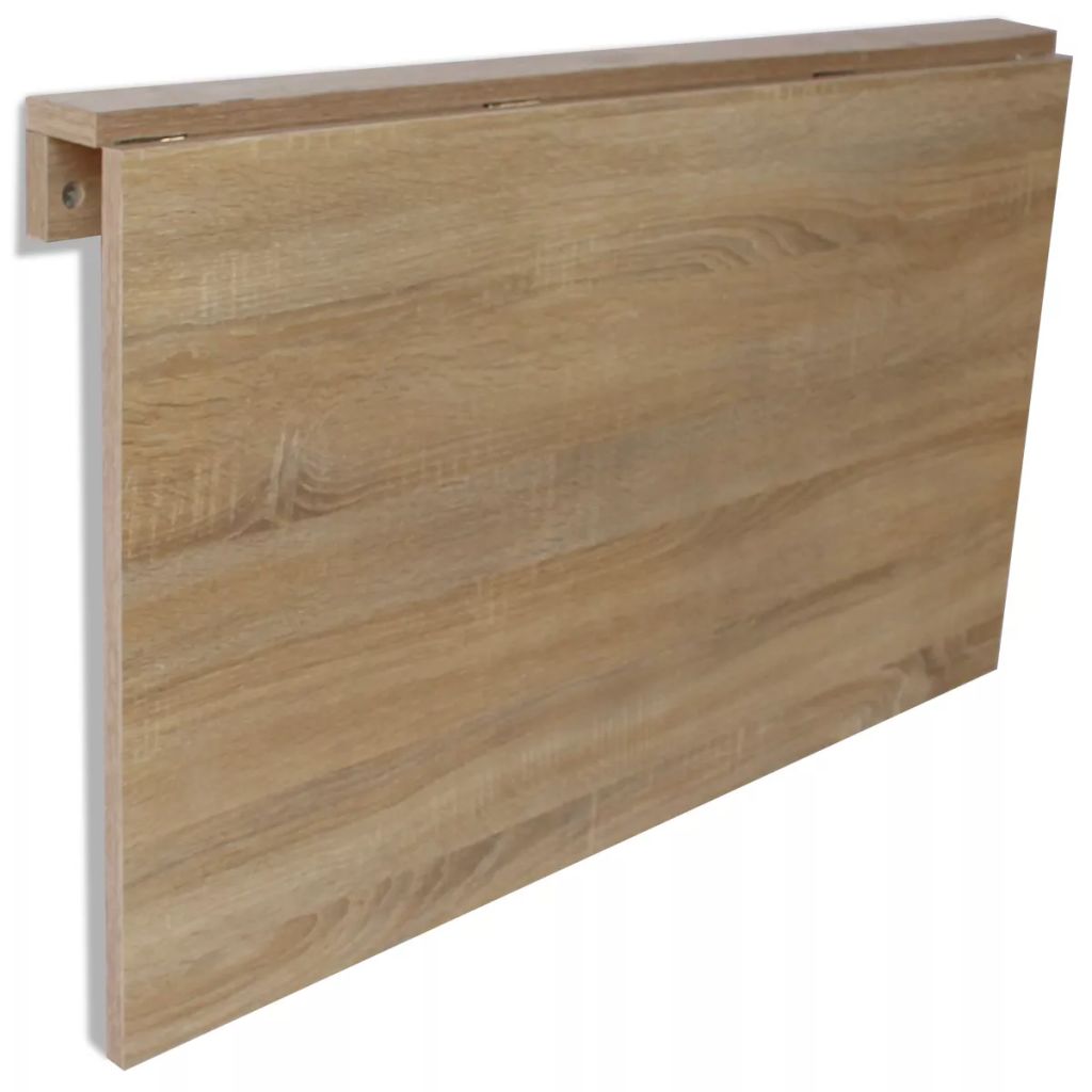 Folding Wall Table Oak 100x60 cm- Folding Tables - HomeShopIreland - Home Shop Ireland - Folding Tables - Folding Wall Table Oak 100x60 cm