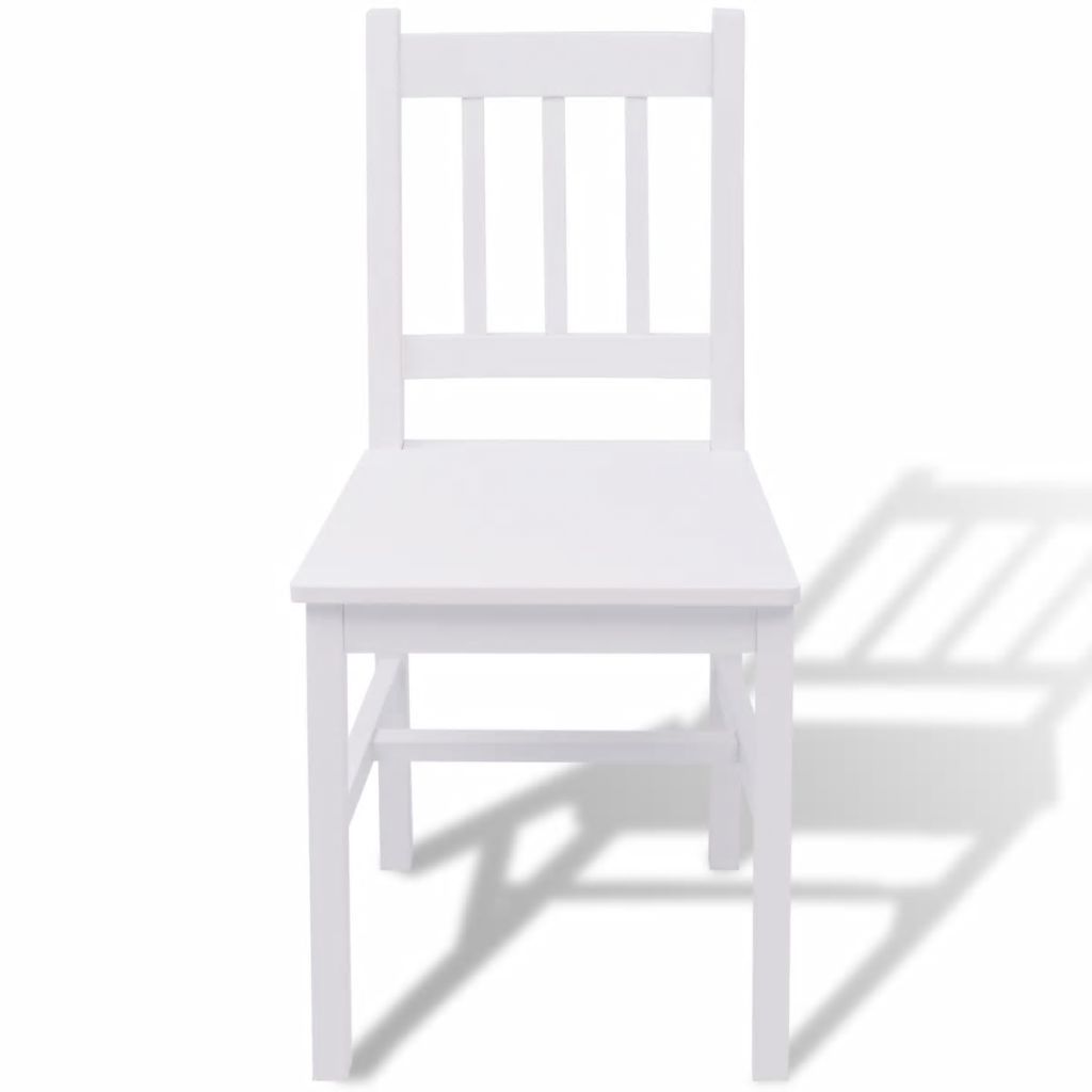 Three Piece Dining Set Pinewood White- Kitchen & Dining Furniture Sets - HomeShopIreland - Home Shop Ireland - Kitchen & Dining Furniture Sets - Three Piece Dining Set Pinewood White