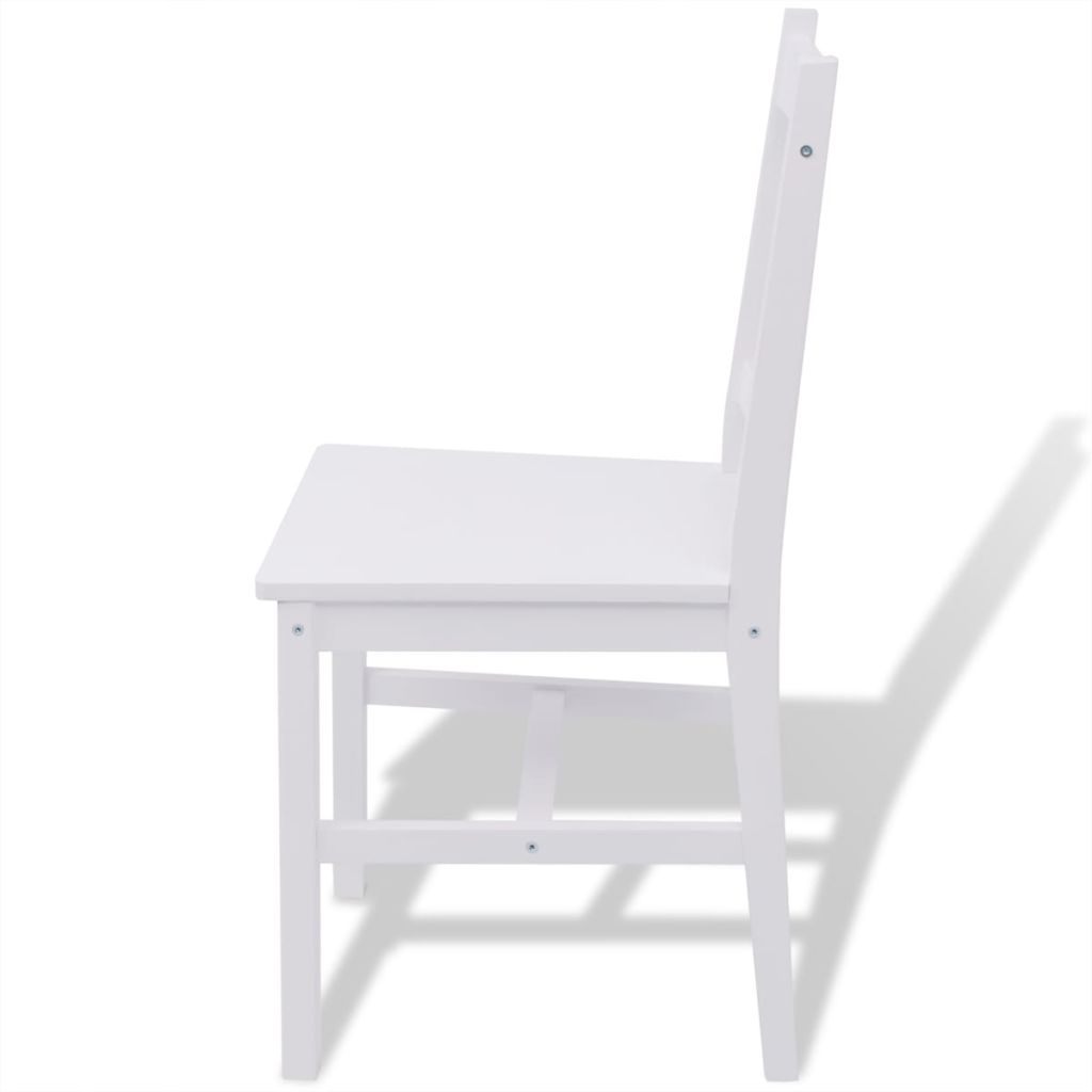 Three Piece Dining Set Pinewood White- Kitchen & Dining Furniture Sets - HomeShopIreland - Home Shop Ireland - Kitchen & Dining Furniture Sets - Three Piece Dining Set Pinewood White