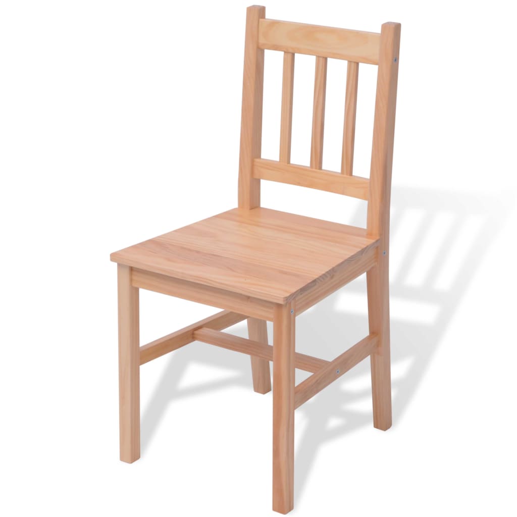Seven Piece Dining Set Pinewood- Kitchen & Dining Furniture Sets - HomeShopIreland - Home Shop Ireland - Kitchen & Dining Furniture Sets - Seven Piece Dining Set Pinewood
