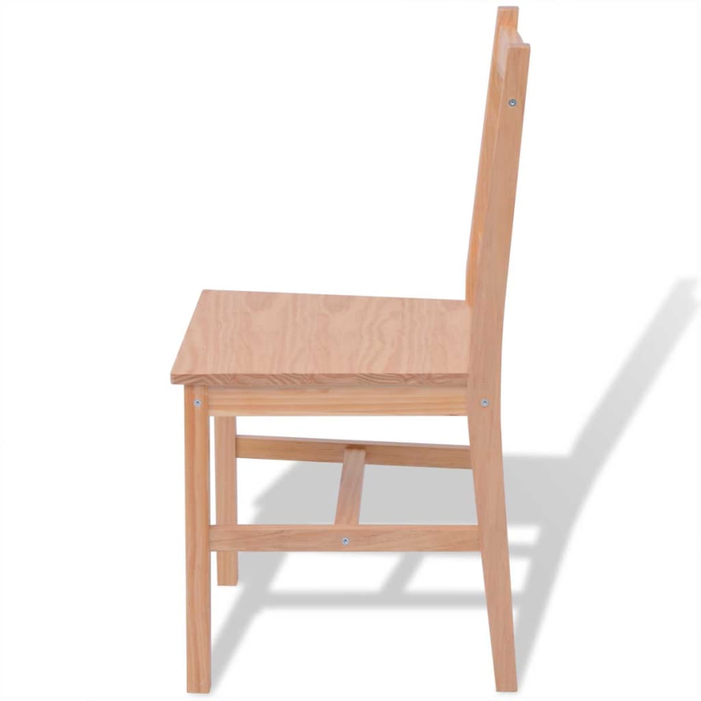 Seven Piece Dining Set Pinewood- Kitchen & Dining Furniture Sets - HomeShopIreland - Home Shop Ireland - Kitchen & Dining Furniture Sets - Seven Piece Dining Set Pinewood