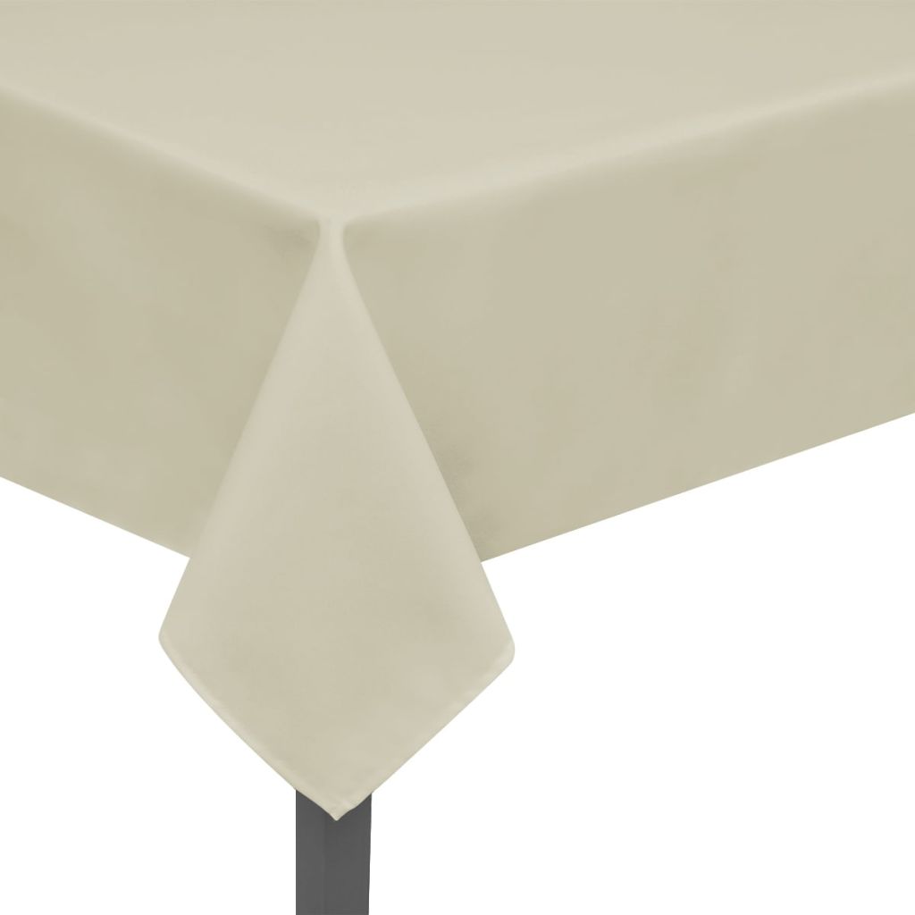 Tablecloths 5 pcs Cream 170x130 cm- Slipcovers - HomeShopIreland - Home Shop Ireland - Slipcovers - Tablecloths 5 pcs Cream 170x130 cm