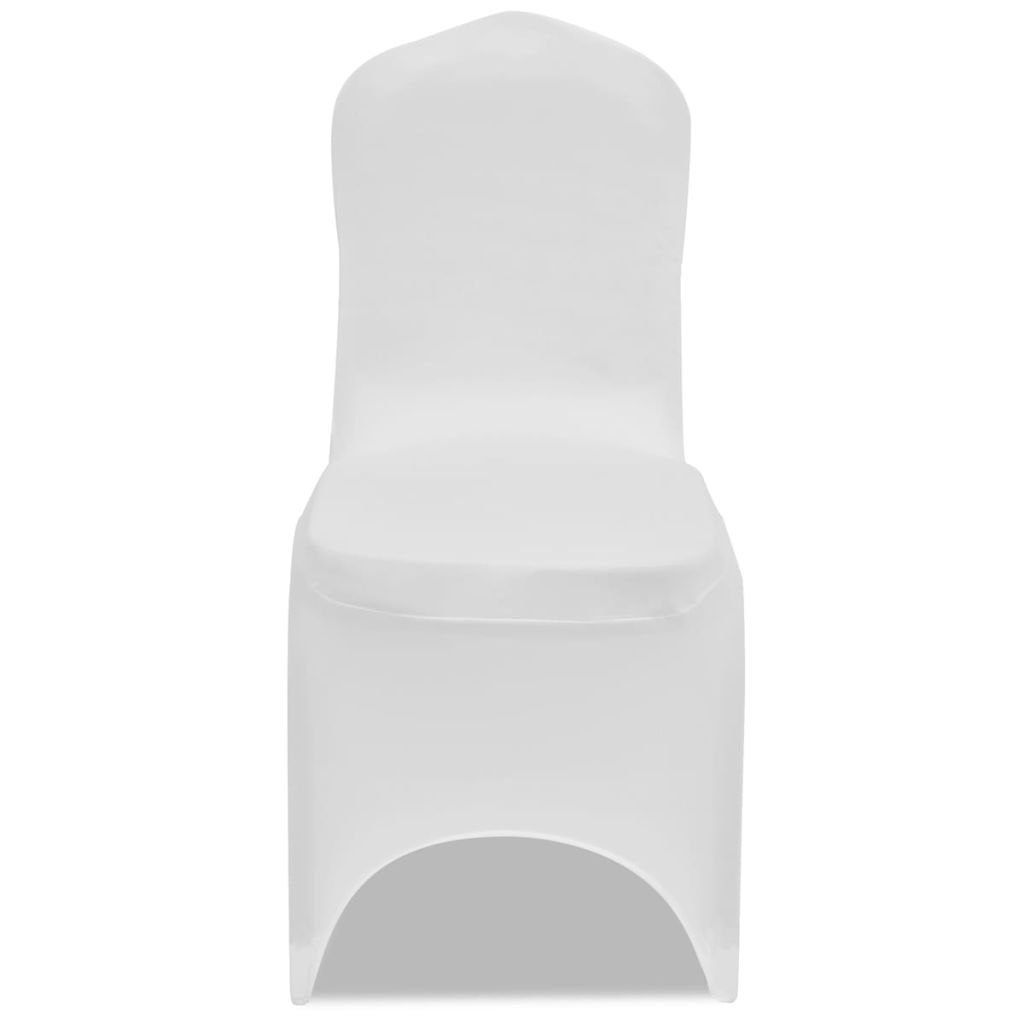 Stretch Chair Cover 4 pcs White- Slipcovers - HomeShopIreland - Home Shop Ireland - Slipcovers - Stretch Chair Cover 4 pcs White