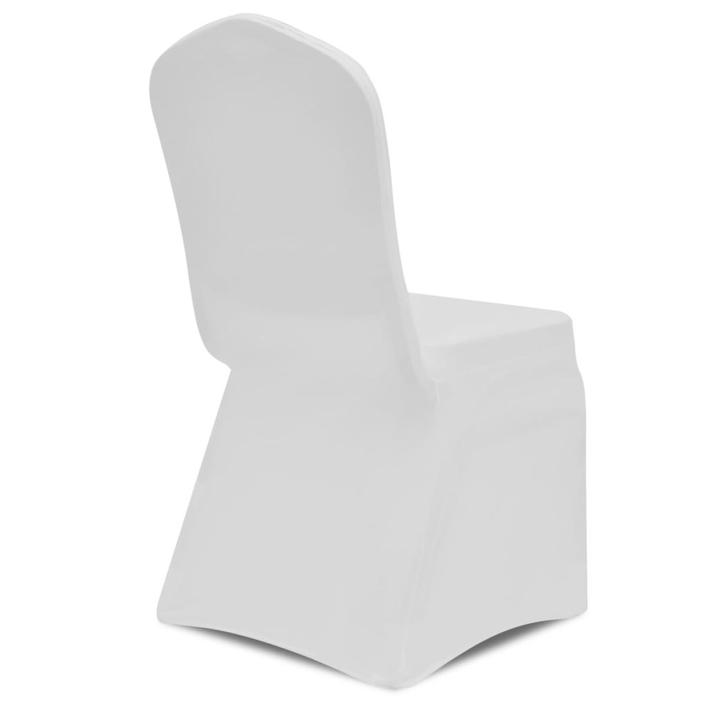 Stretch Chair Cover 4 pcs White- Slipcovers - HomeShopIreland - Home Shop Ireland - Slipcovers - Stretch Chair Cover 4 pcs White