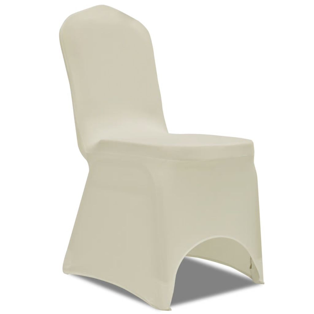 Stretch Chair Cover 4 pcs Cream- Slipcovers - HomeShopIreland - Home Shop Ireland - Slipcovers - Stretch Chair Cover 4 pcs Cream
