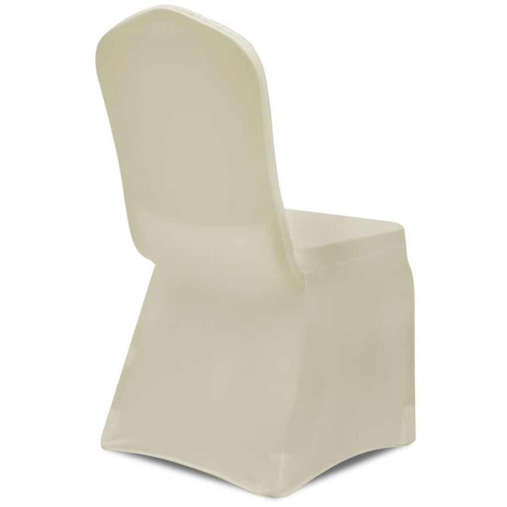 Stretch Chair Cover 4 pcs Cream- Slipcovers - HomeShopIreland - Home Shop Ireland - Slipcovers - Stretch Chair Cover 4 pcs Cream