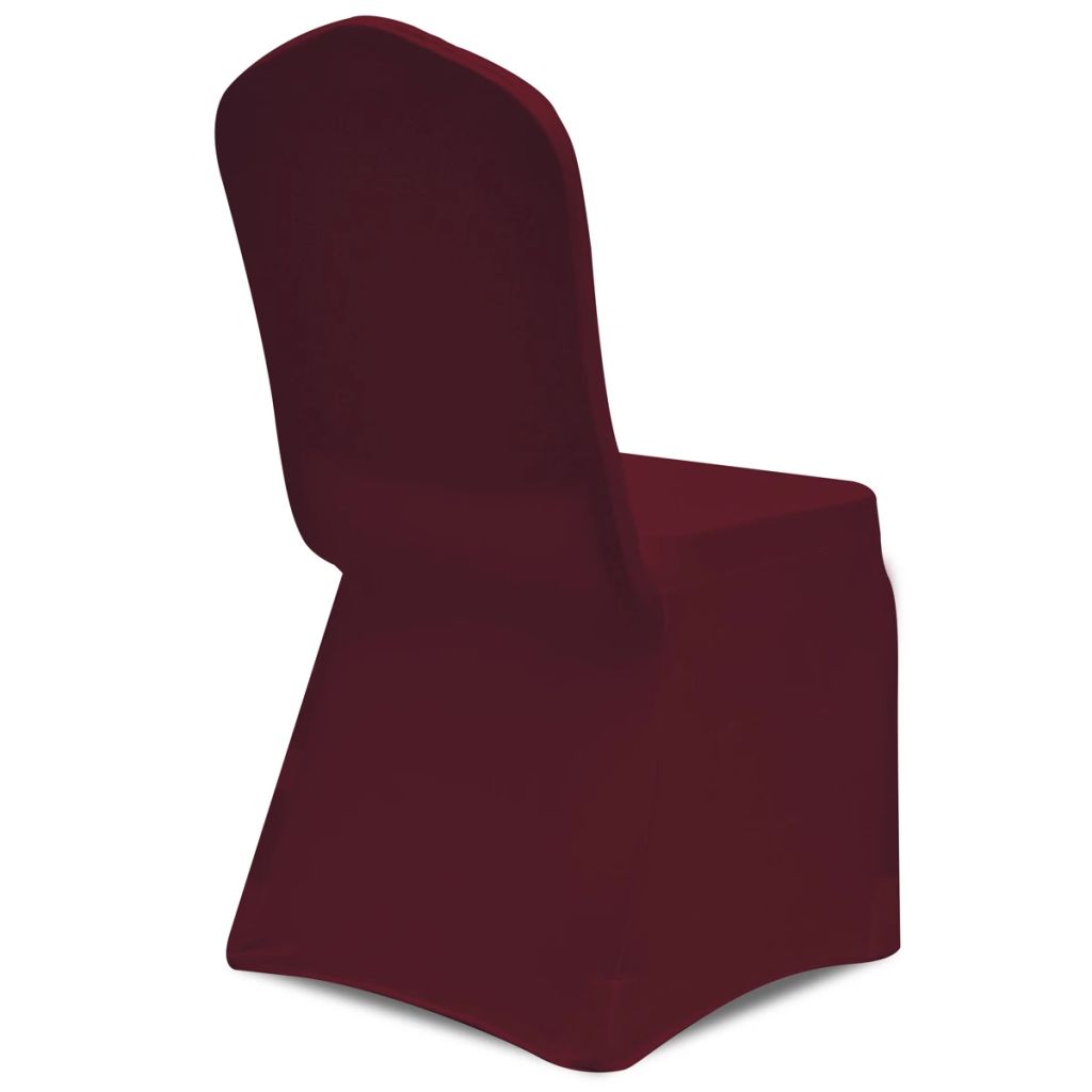 Stretch Chair Cover 4 pcs Bordeaux- Slipcovers - HomeShopIreland - Home Shop Ireland - Slipcovers - Stretch Chair Cover 4 pcs Bordeaux