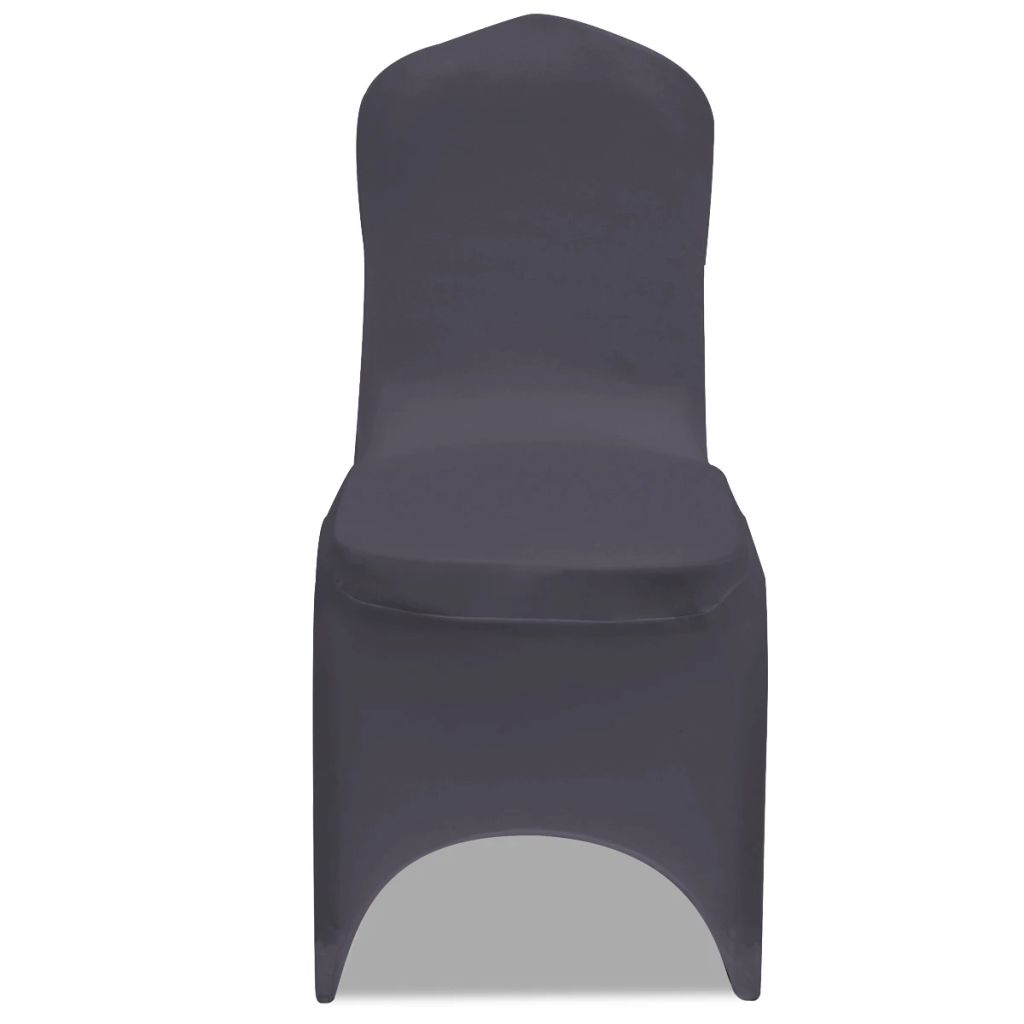 Stretch Chair Cover 6 pcs Anthracite- Slipcovers - HomeShopIreland - Home Shop Ireland - Slipcovers - Stretch Chair Cover 6 pcs Anthracite