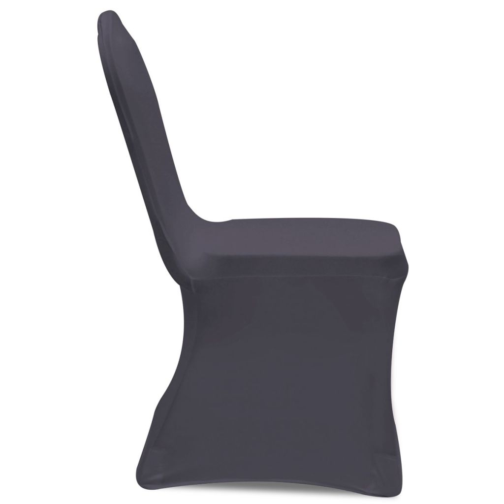 Stretch Chair Cover 6 pcs Anthracite- Slipcovers - HomeShopIreland - Home Shop Ireland - Slipcovers - Stretch Chair Cover 6 pcs Anthracite