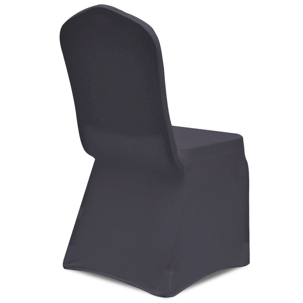 Stretch Chair Cover 6 pcs Anthracite- Slipcovers - HomeShopIreland - Home Shop Ireland - Slipcovers - Stretch Chair Cover 6 pcs Anthracite