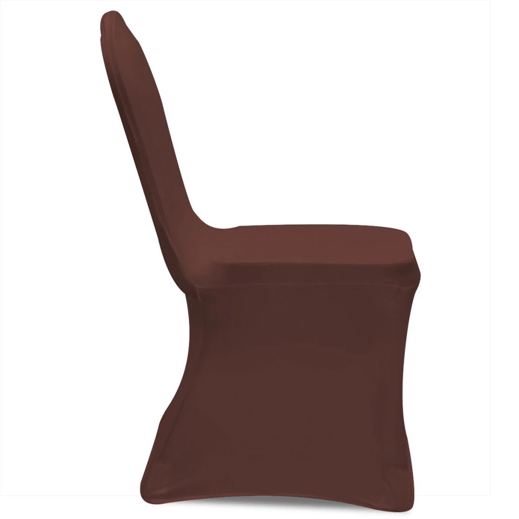Stretch Chair Cover 6 pcs Brown- Slipcovers - HomeShopIreland - Home Shop Ireland - Slipcovers - Stretch Chair Cover 6 pcs Brown