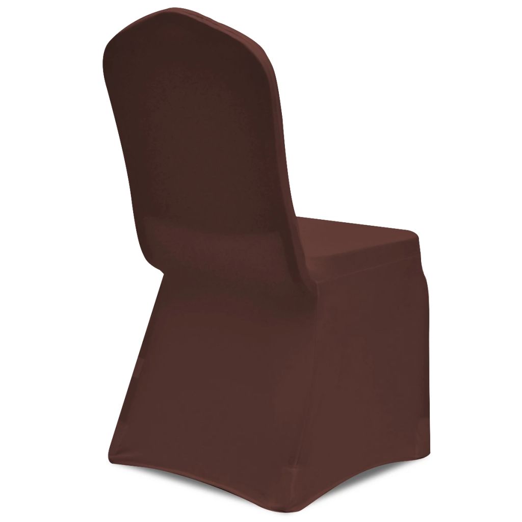 Stretch Chair Cover 6 pcs Brown- Slipcovers - HomeShopIreland - Home Shop Ireland - Slipcovers - Stretch Chair Cover 6 pcs Brown