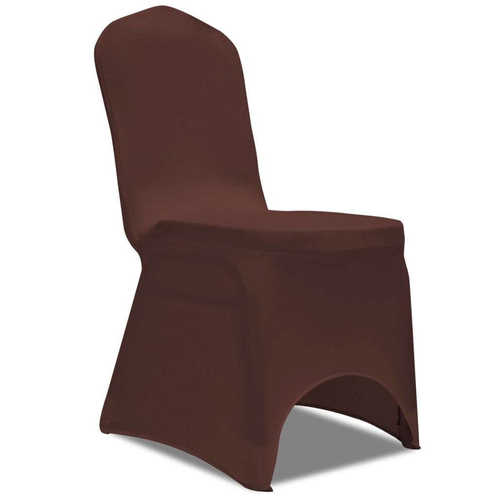 Stretch Chair Cover 4 pcs Brown- Slipcovers - HomeShopIreland - Home Shop Ireland - Slipcovers - Stretch Chair Cover 4 pcs Brown
