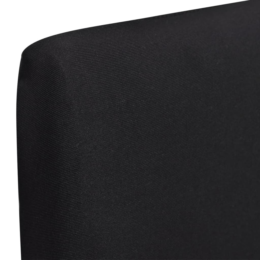 Straight Stretchable Chair Cover 4 pcs Black- Slipcovers - HomeShopIreland - Home Shop Ireland - Slipcovers - Straight Stretchable Chair Cover 4 pcs Black