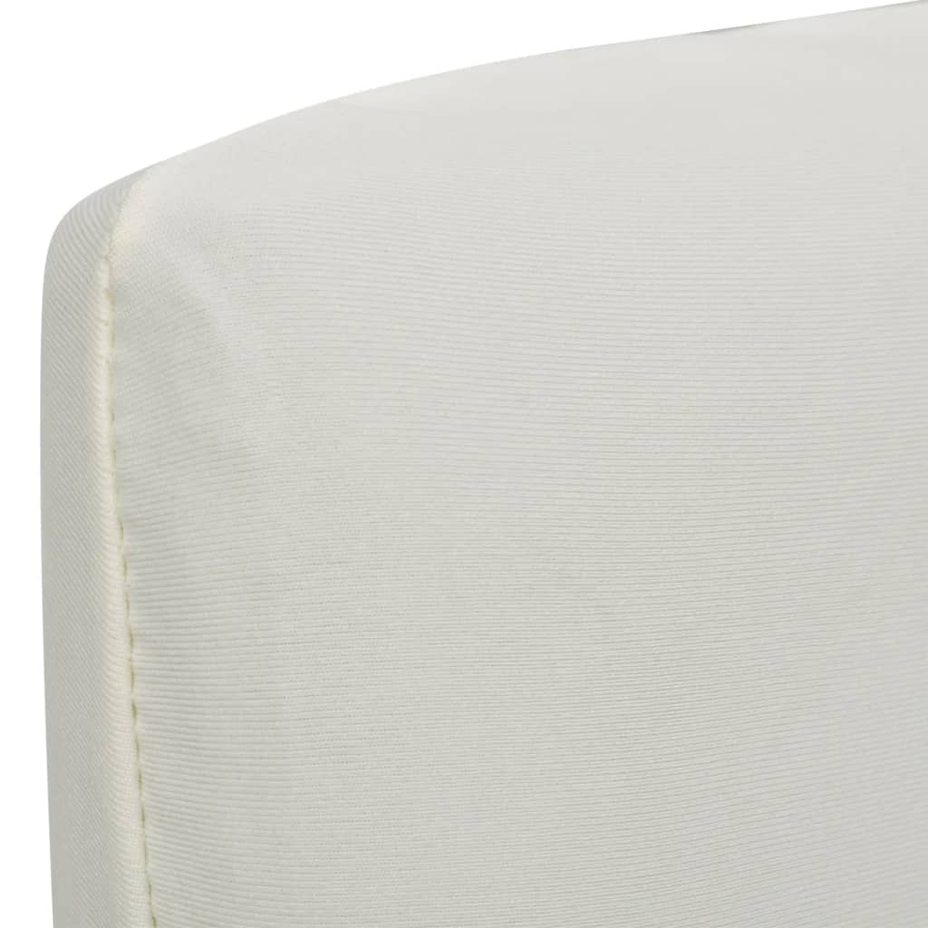 Straight Stretchable Chair Cover 4 pcs Cream- Slipcovers - HomeShopIreland - Home Shop Ireland - Slipcovers - Straight Stretchable Chair Cover 4 pcs Cream