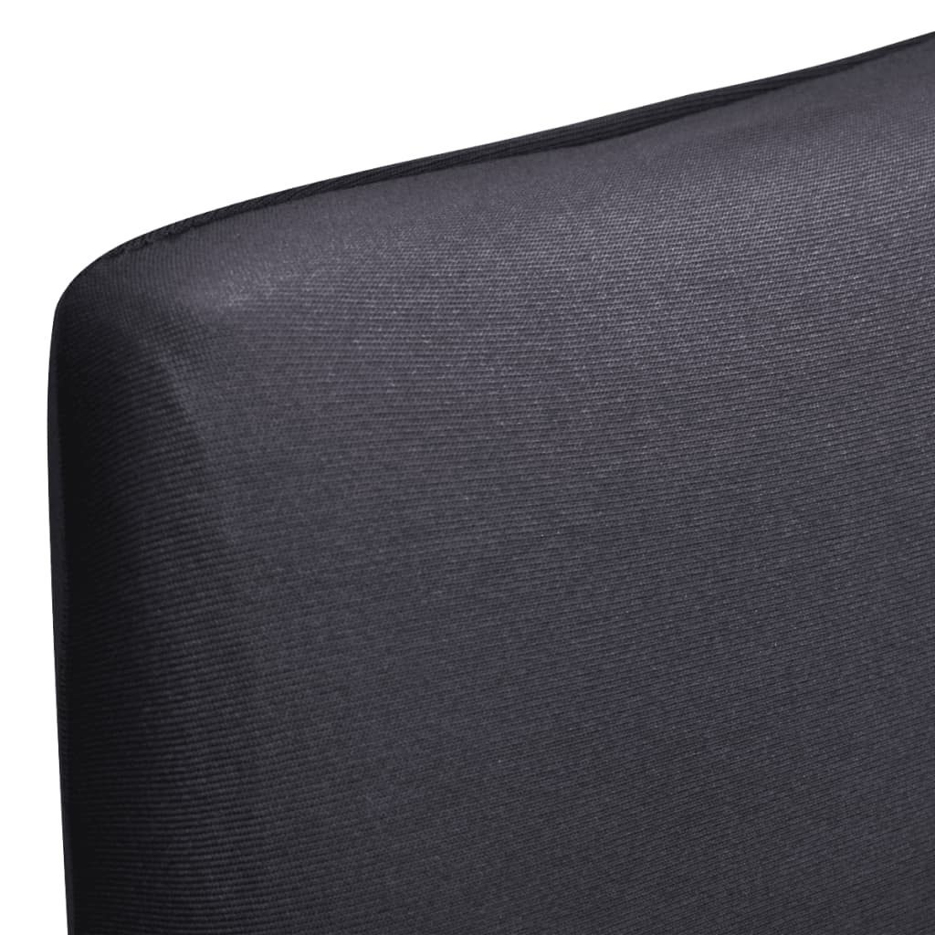 Straight Stretchable Chair Cover 6 pcs Anthracite- Slipcovers - HomeShopIreland - Home Shop Ireland - Slipcovers - Straight Stretchable Chair Cover 6 pcs Anthracite