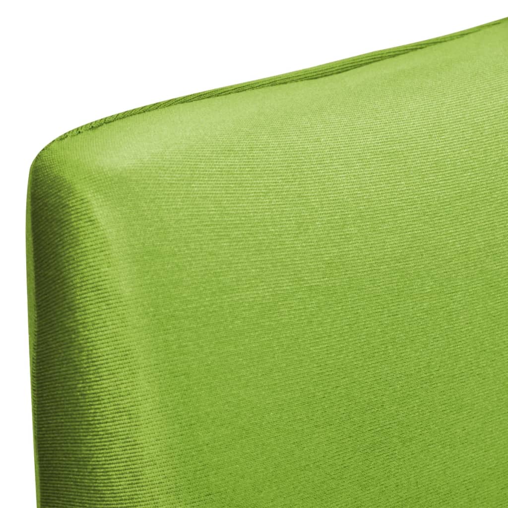 Straight Stretchable Chair Cover 6 pcs Green- Slipcovers - HomeShopIreland - Home Shop Ireland - Slipcovers - Straight Stretchable Chair Cover 6 pcs Green