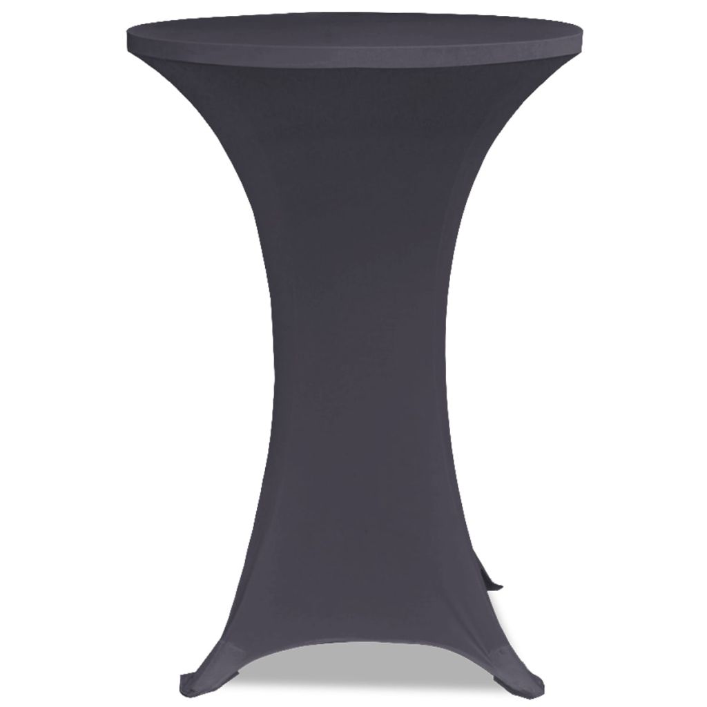 Stretch Table Cover 2 pcs 60 cm Anthracite- Slipcovers - HomeShopIreland - Home Shop Ireland - Slipcovers - Stretch Table Cover 2 pcs 60 cm Anthracite