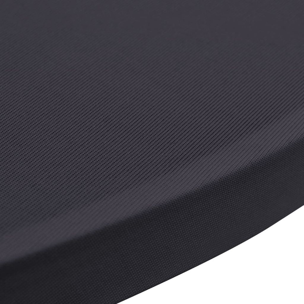 Stretch Table Cover 2 pcs 80 cm Anthracite- Slipcovers - HomeShopIreland - Home Shop Ireland - Slipcovers - Stretch Table Cover 2 pcs 80 cm Anthracite