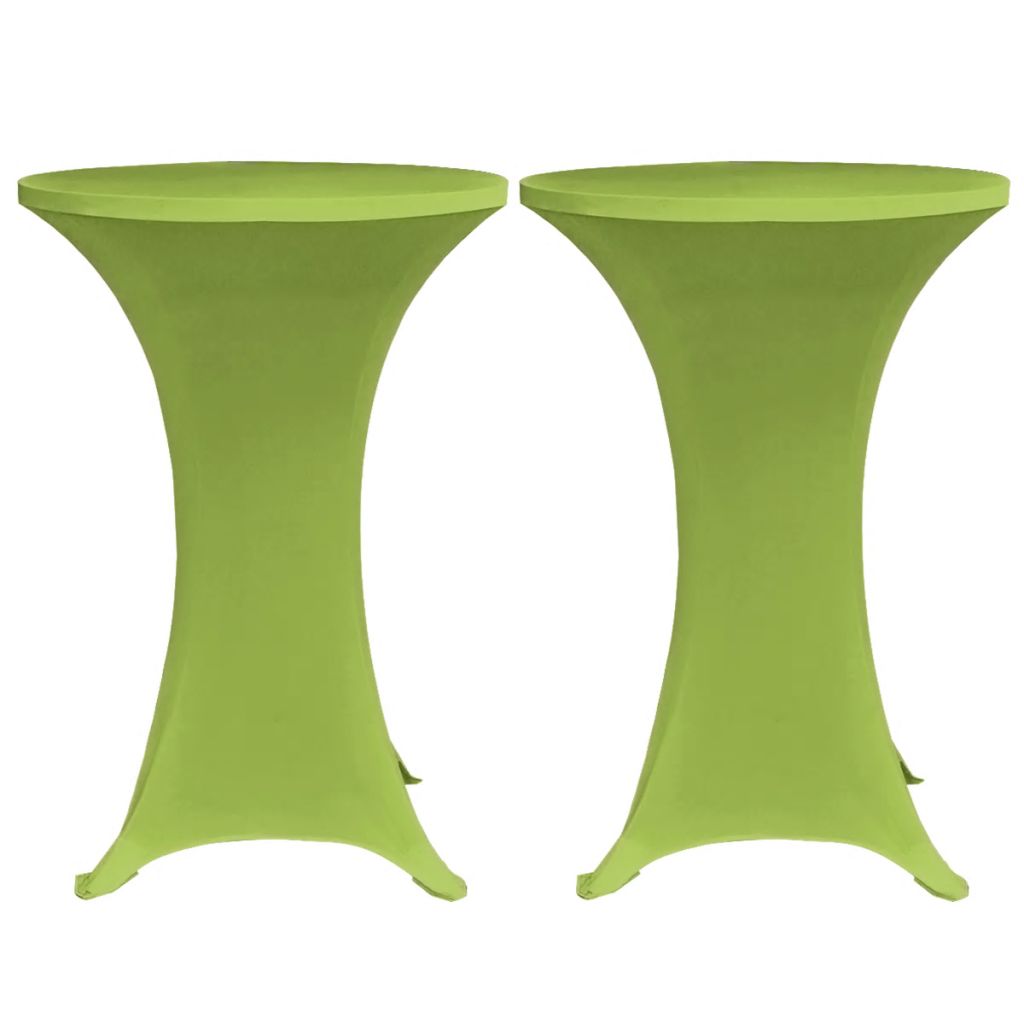 Stretch Table Cover 2 pcs 60 cm Green- Slipcovers - HomeShopIreland - Home Shop Ireland - Slipcovers - Stretch Table Cover 2 pcs 60 cm Green