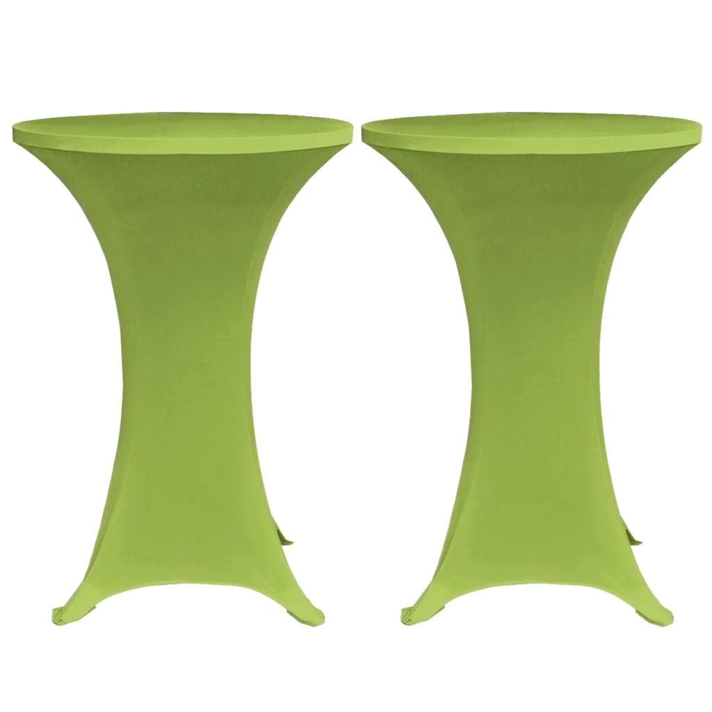 Stretch Table Cover 2 pcs 70 cm Green- Slipcovers - HomeShopIreland - Home Shop Ireland - Slipcovers - Stretch Table Cover 2 pcs 70 cm Green