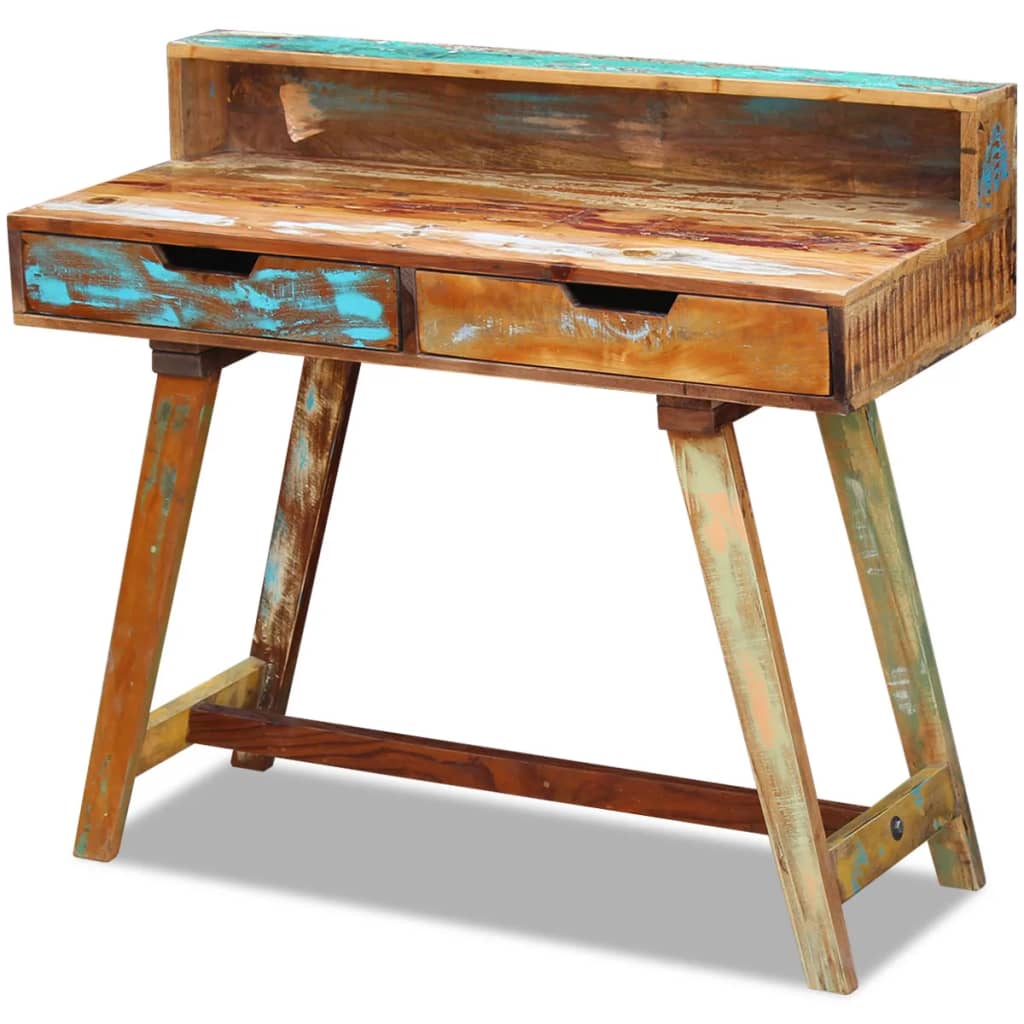Desk Solid Reclaimed Wood- Desks - HomeShopIreland - Home Shop Ireland - Desks - Desk Solid Reclaimed Wood