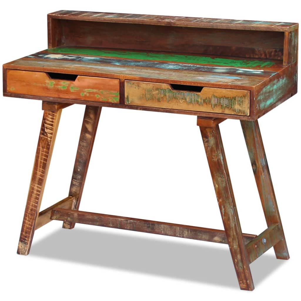 Desk Solid Reclaimed Wood- Desks - HomeShopIreland - Home Shop Ireland - Desks - Desk Solid Reclaimed Wood