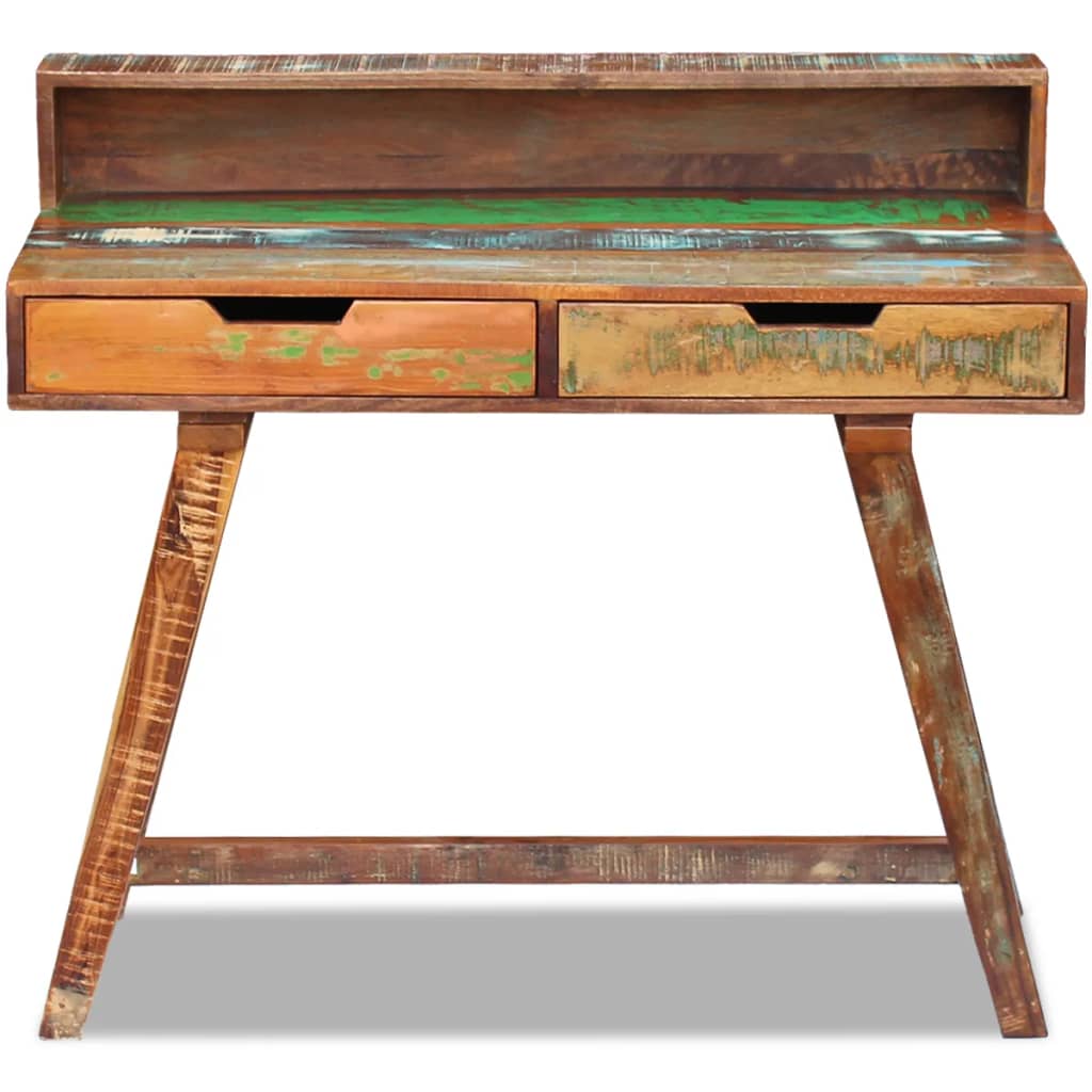 Desk Solid Reclaimed Wood- Desks - HomeShopIreland - Home Shop Ireland - Desks - Desk Solid Reclaimed Wood