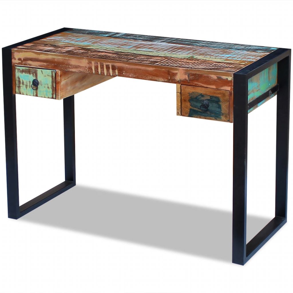 Desk Solid Reclaimed Wood- Desks - HomeShopIreland - Home Shop Ireland - Desks - Desk Solid Reclaimed Wood