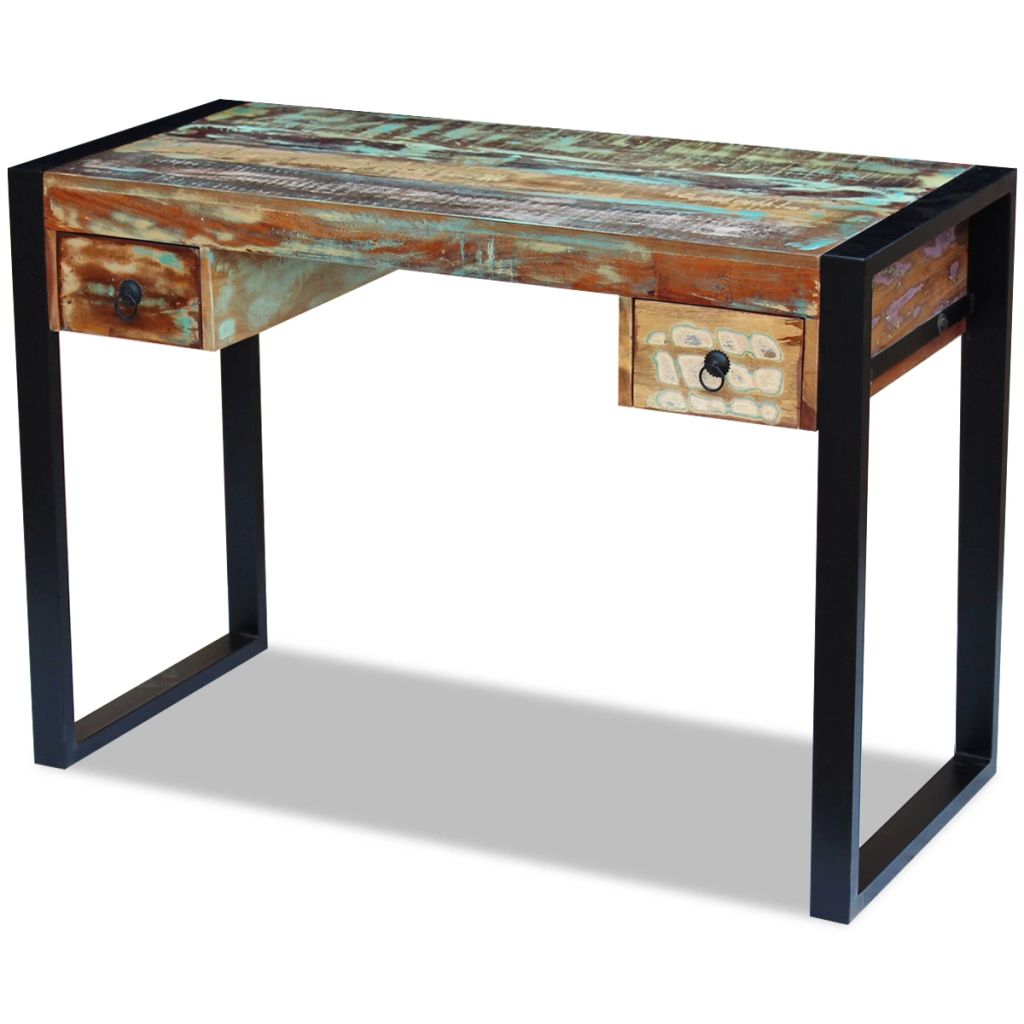Desk Solid Reclaimed Wood- Desks - HomeShopIreland - Home Shop Ireland - Desks - Desk Solid Reclaimed Wood