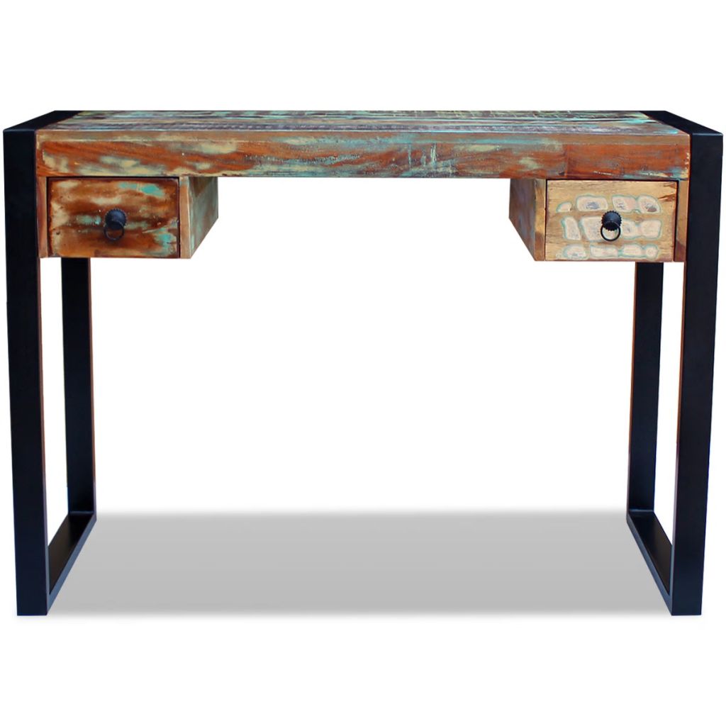 Desk Solid Reclaimed Wood- Desks - HomeShopIreland - Home Shop Ireland - Desks - Desk Solid Reclaimed Wood