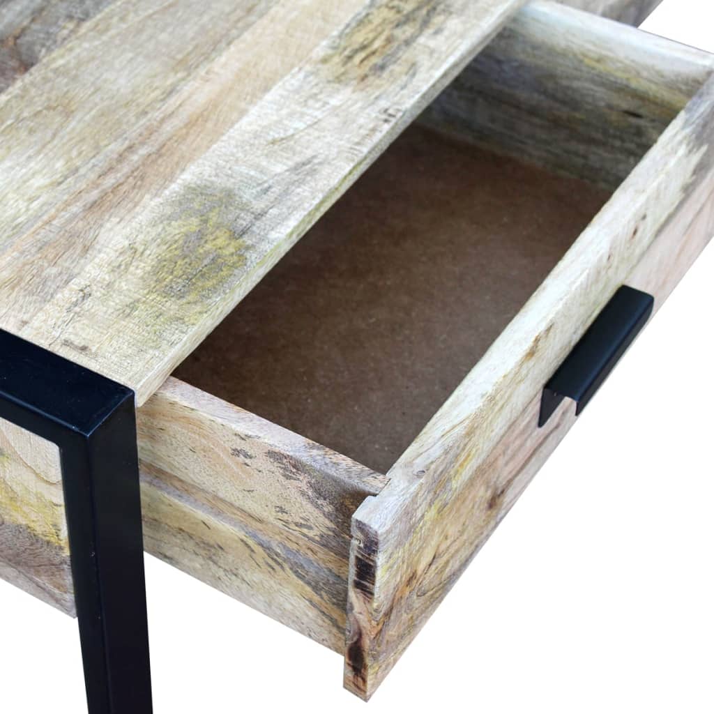 Coffee Table with 2 Drawers Solid Mango Wood 100x60x40 cm- Coffee Tables - HomeShopIreland - Home Shop Ireland - Coffee Tables - Coffee Table with 2 Drawers Solid Mango Wood 100x60x40 cm