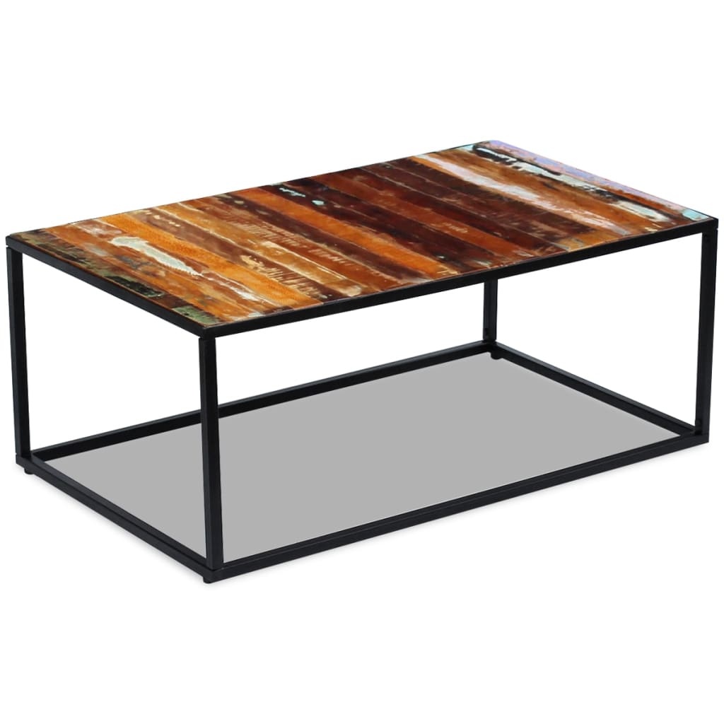 Coffee Table Solid Reclaimed Wood 100x60x40 cm- Coffee Tables - HomeShopIreland - Home Shop Ireland - Coffee Tables - Coffee Table Solid Reclaimed Wood 100x60x40 cm