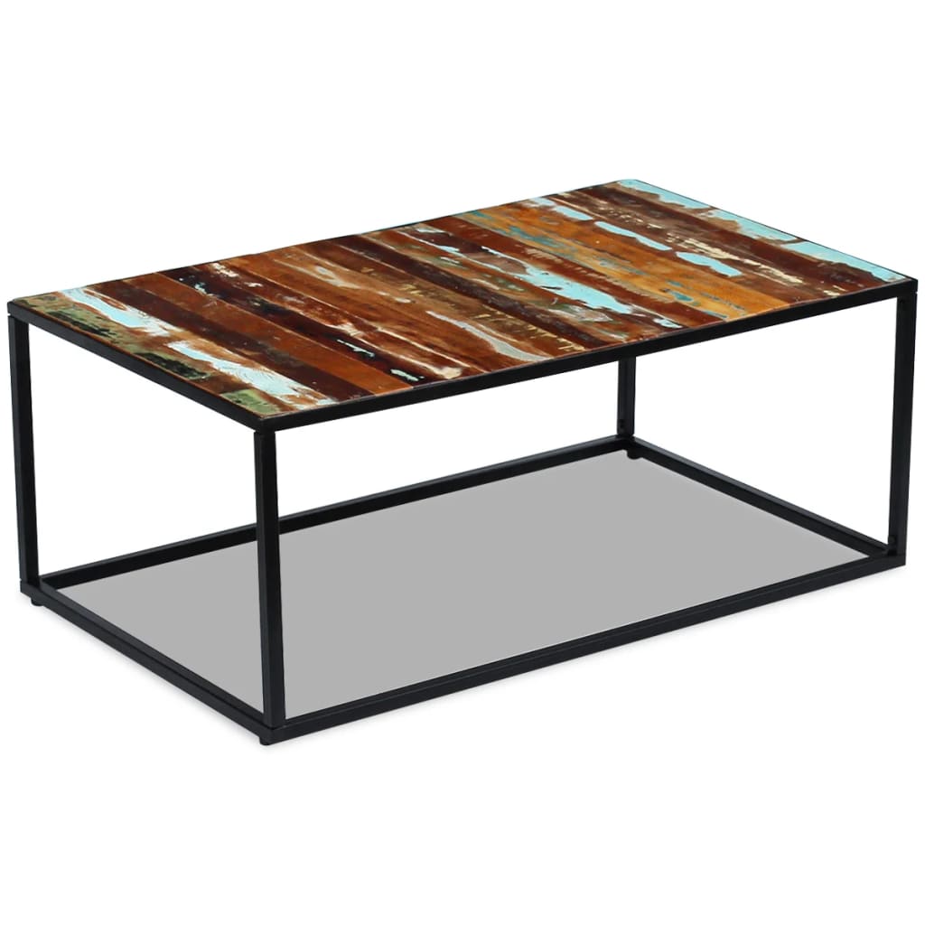 Coffee Table Solid Reclaimed Wood 100x60x40 cm- Coffee Tables - HomeShopIreland - Home Shop Ireland - Coffee Tables - Coffee Table Solid Reclaimed Wood 100x60x40 cm