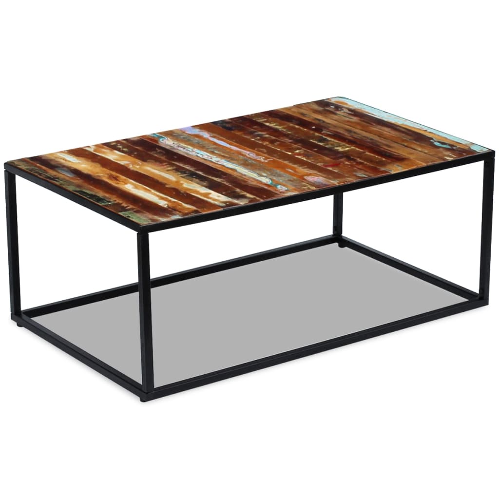 Coffee Table Solid Reclaimed Wood 100x60x40 cm- Coffee Tables - HomeShopIreland - Home Shop Ireland - Coffee Tables - Coffee Table Solid Reclaimed Wood 100x60x40 cm