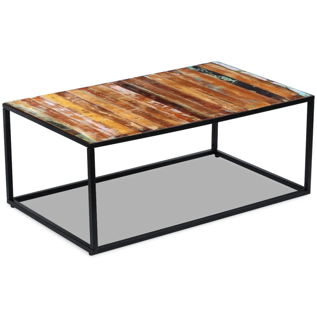 Coffee Table Solid Reclaimed Wood 100x60x40 cm- Coffee Tables - HomeShopIreland - Home Shop Ireland - Coffee Tables - Coffee Table Solid Reclaimed Wood 100x60x40 cm