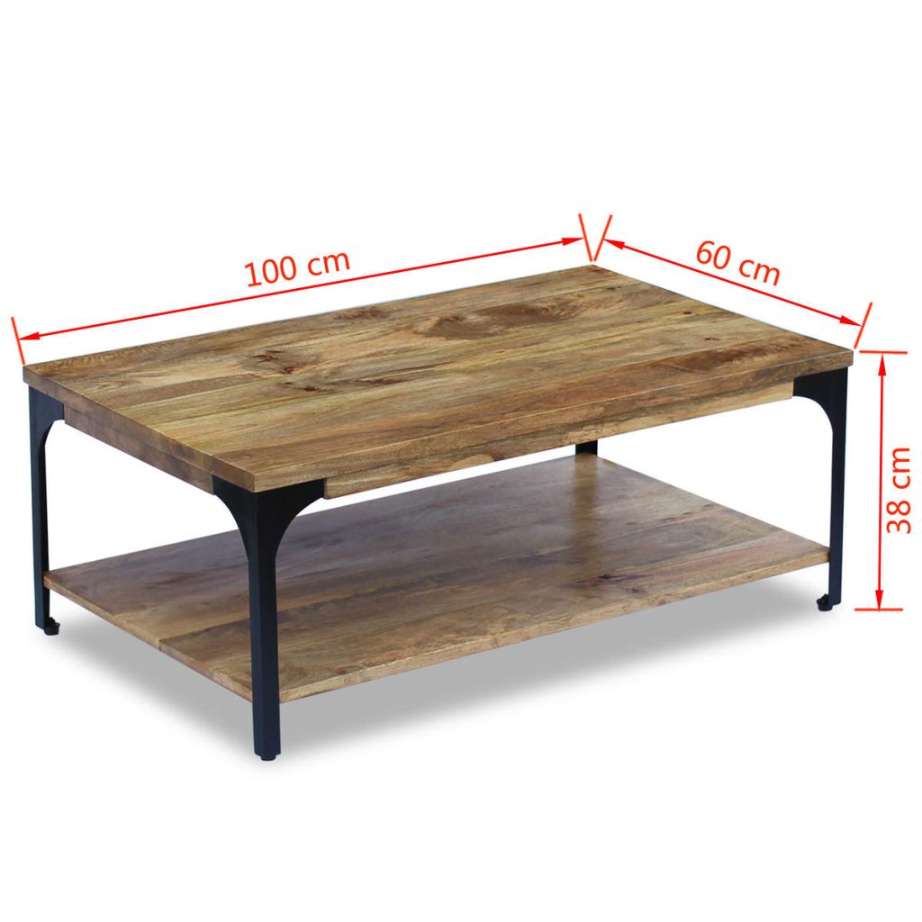Coffee Table Mango Wood 100x60x38 cm- Coffee Tables - HomeShopIreland - Home Shop Ireland - Coffee Tables - Coffee Table Mango Wood 100x60x38 cm