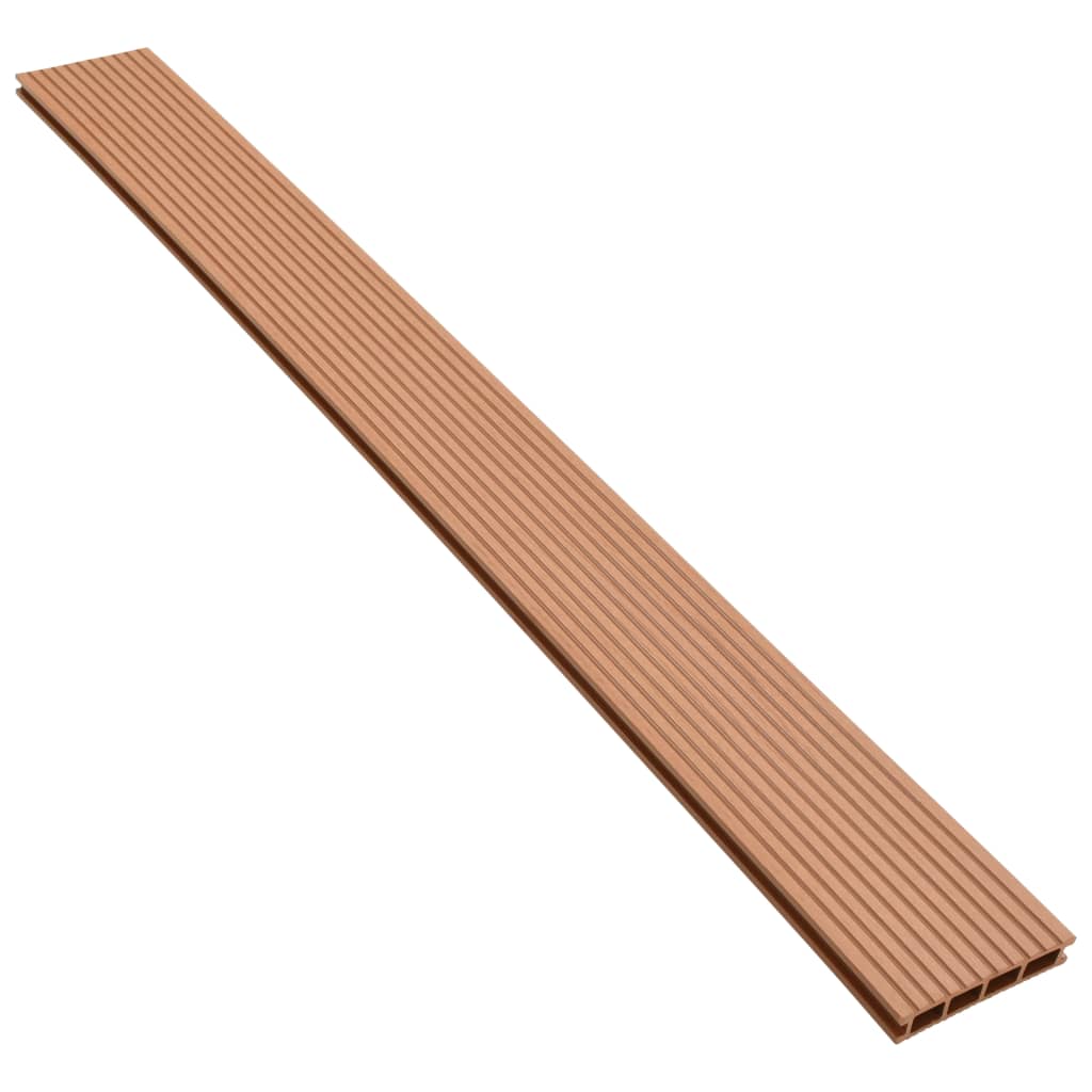 WPC Decking Boards with Accessories 16 mÂ² 2.2 m Brown- Flooring & Carpet - HomeShopIreland - Home Shop Ireland - Flooring & Carpet - WPC Decking Boards with Accessories 16 mÂ² 2.2 m Brown