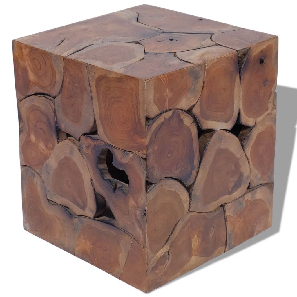 Stool Solid Teak Wood- Folding Chairs & Stools - HomeShopIreland - Home Shop Ireland - Folding Chairs & Stools - Stool Solid Teak Wood