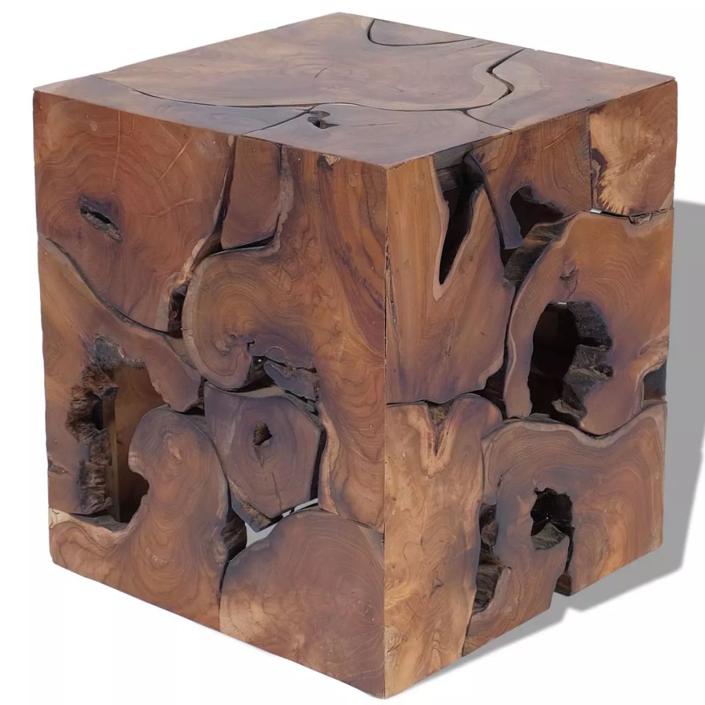 Stool Solid Teak Wood- Folding Chairs & Stools - HomeShopIreland - Home Shop Ireland - Folding Chairs & Stools - Stool Solid Teak Wood