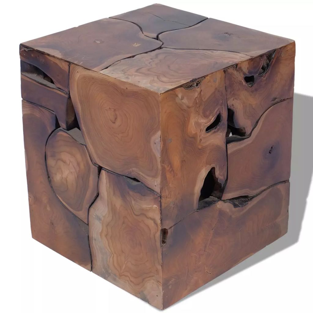 Stool Solid Teak Wood- Folding Chairs & Stools - HomeShopIreland - Home Shop Ireland - Folding Chairs & Stools - Stool Solid Teak Wood